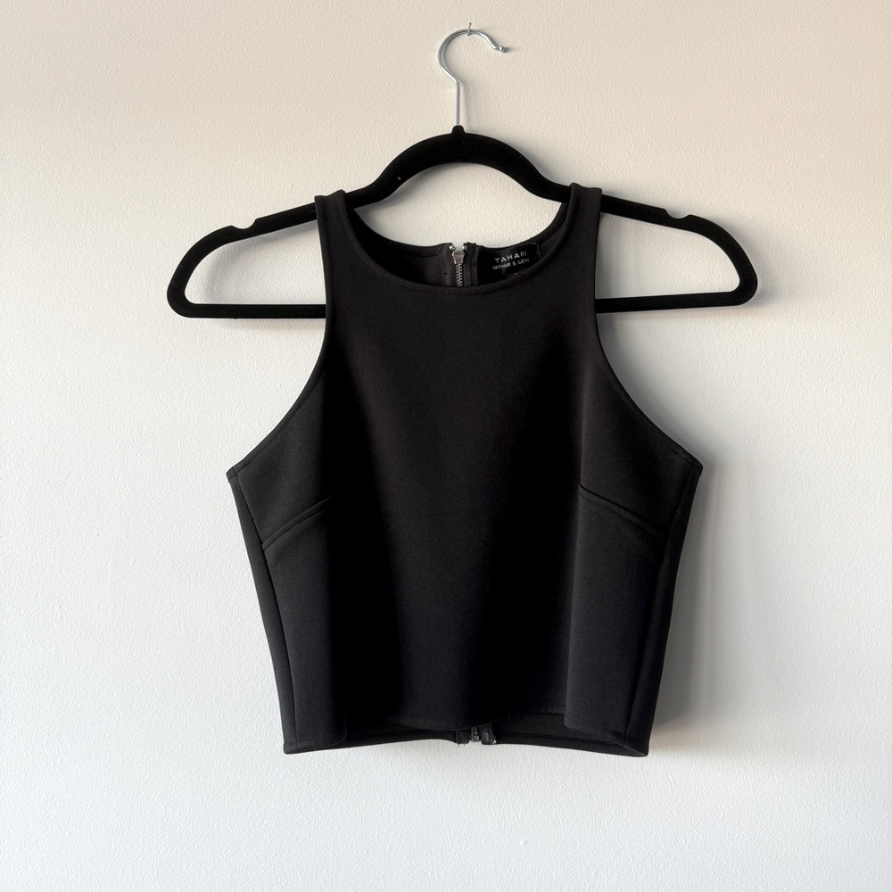 Black Crop Nice Top